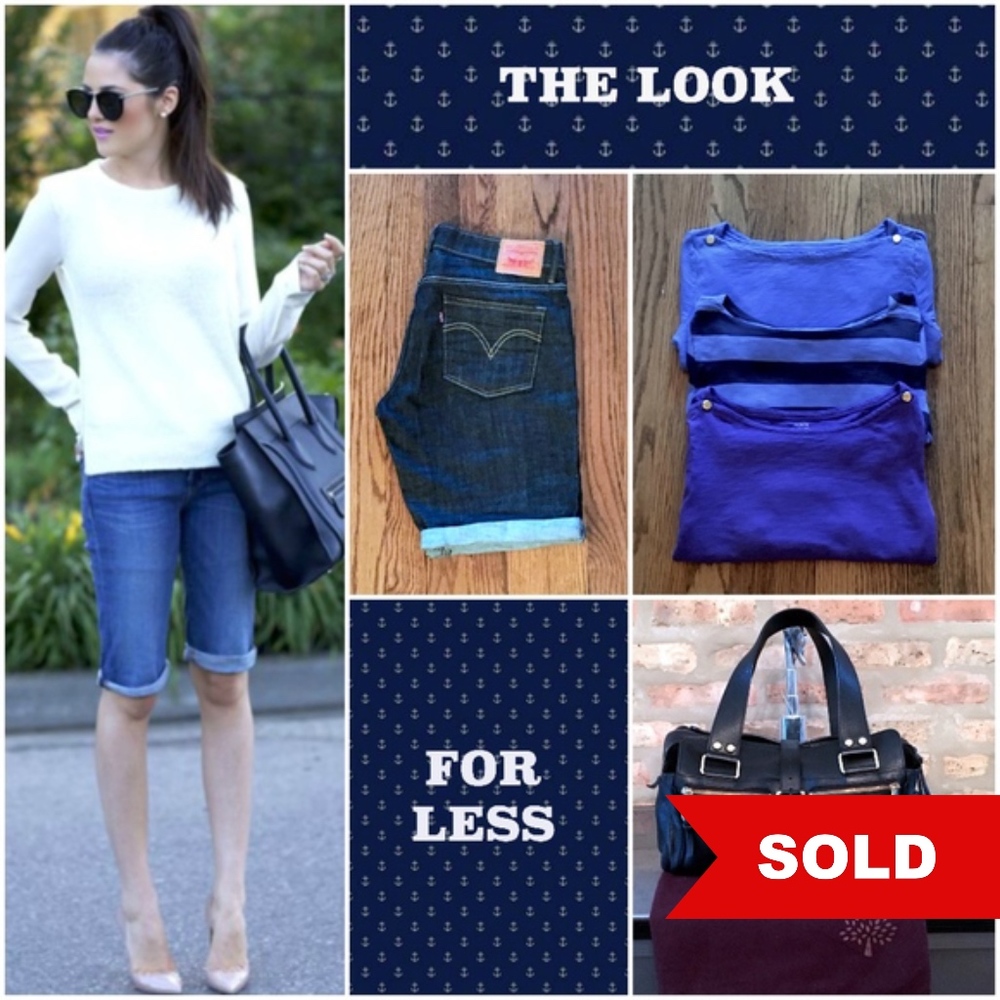 SOLD New Levi’s Dark Jean Shorts SOLD